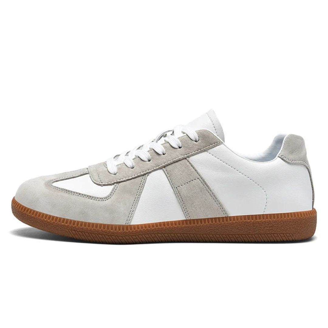 Baskets Beckett Classic En Daim Et Cuir Semelle Gomme Ultra Confortables Pour Tous Les Jours