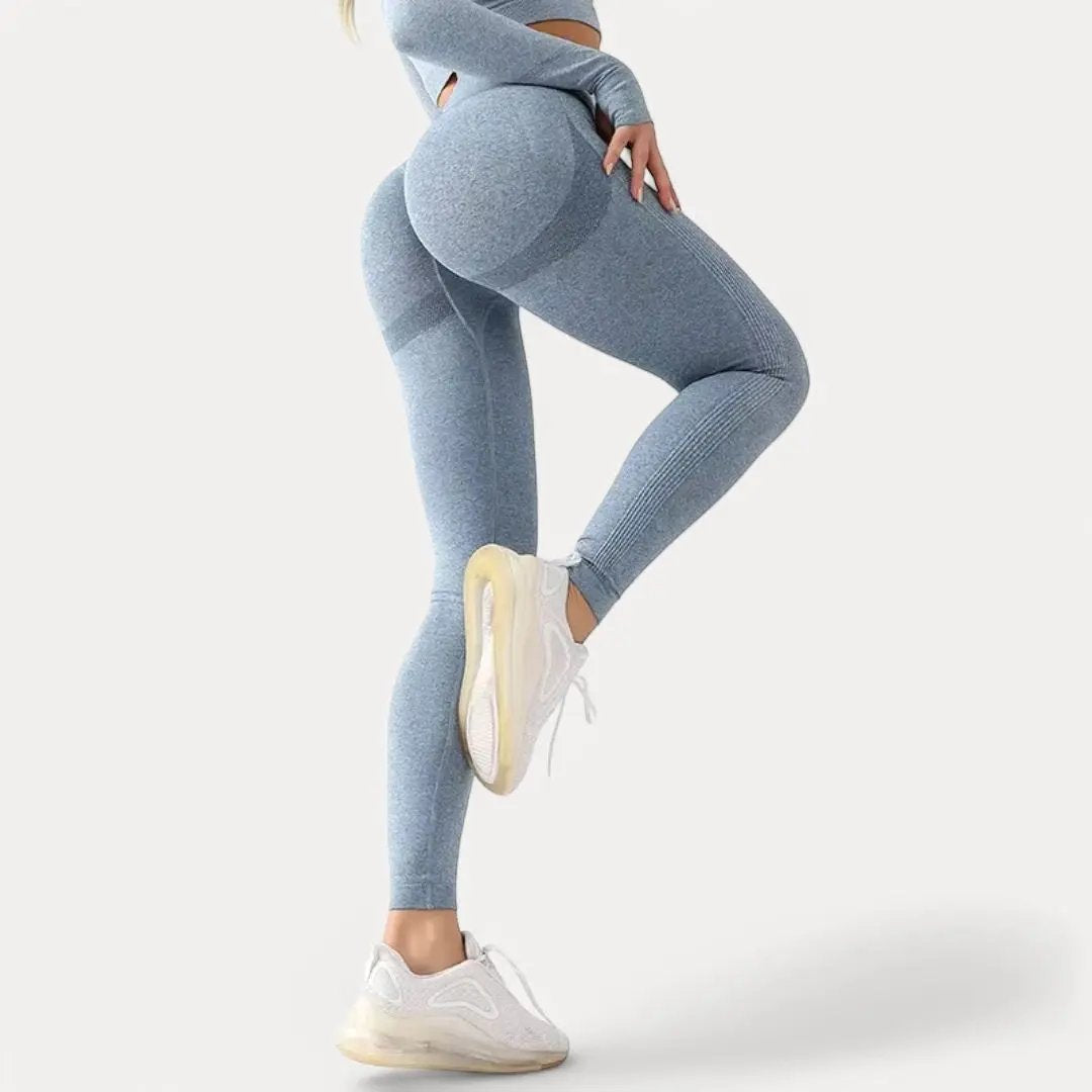 Leggings Taille Haute Belle Contour Sculptant Sans Couture Avec Détails Contour Et Confort Respirant