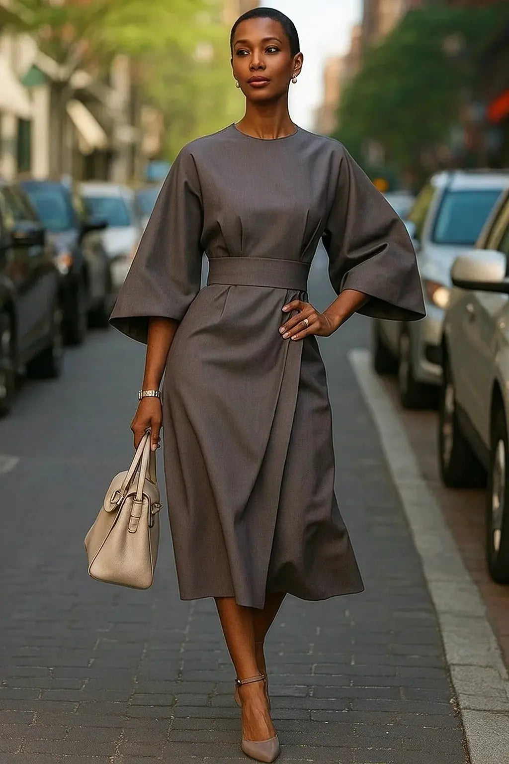 Robe Maxi Ceinture Pour Femmes Élégance Sans Effort Et Polyvalence Pour Printemps Été Amawinc