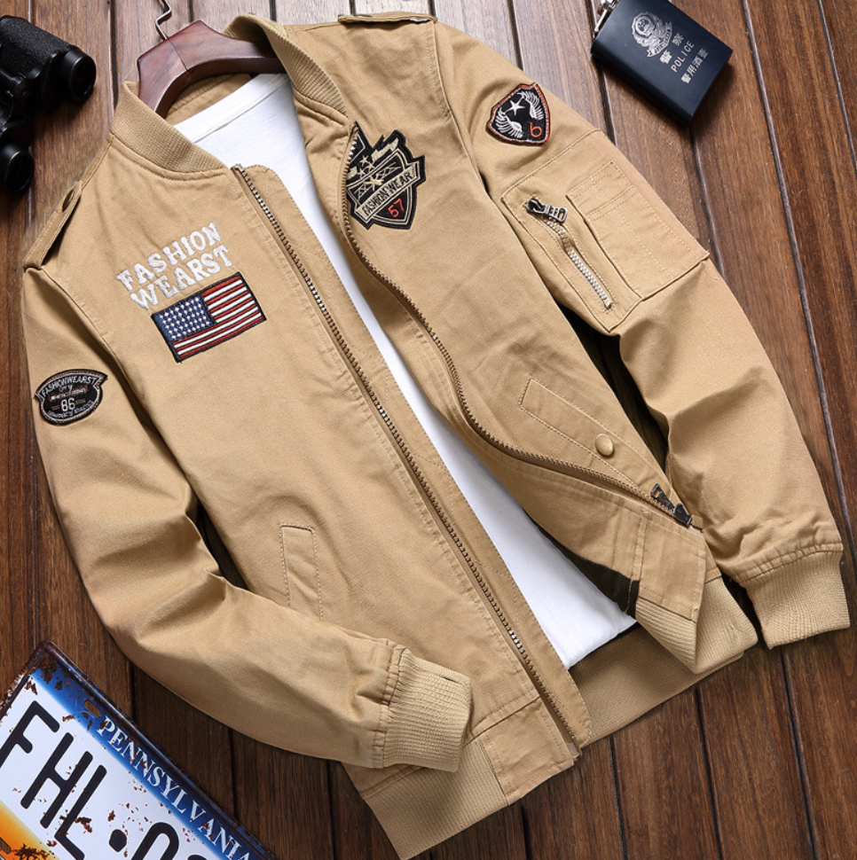 Avelena:  Eine elegante, einzigartige amerikanische Bomberjacke