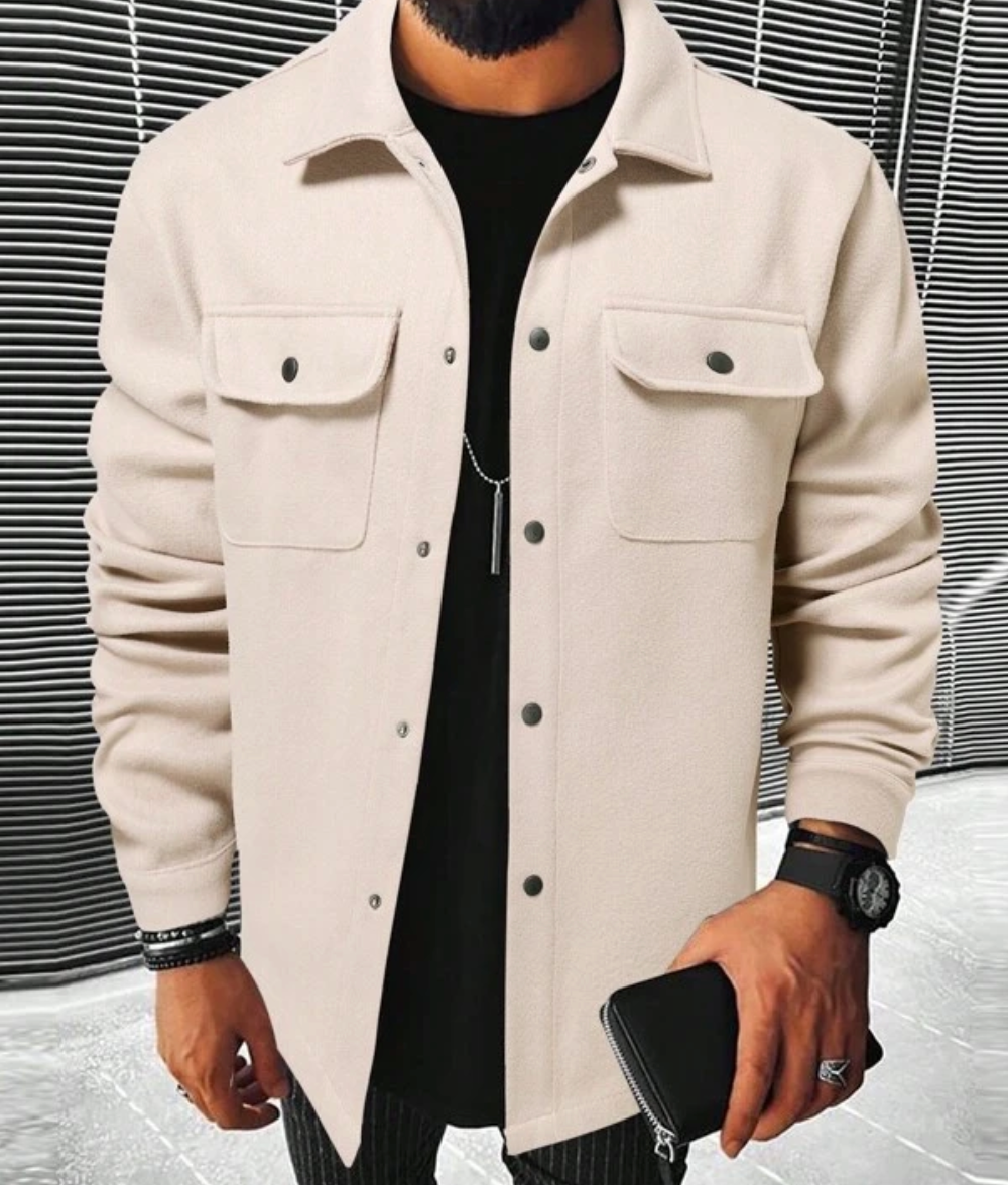 Veste Homme Josiah Léger Printemps Tissu Doux Coupe Décontractée Polyvalente Pour Toutes Saisons Amawinc