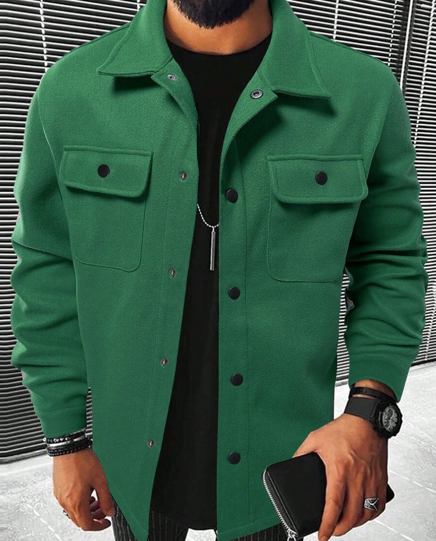 Veste Homme Josiah Léger Printemps Tissu Doux Coupe Décontractée Polyvalente Pour Toutes Saisons Amawinc