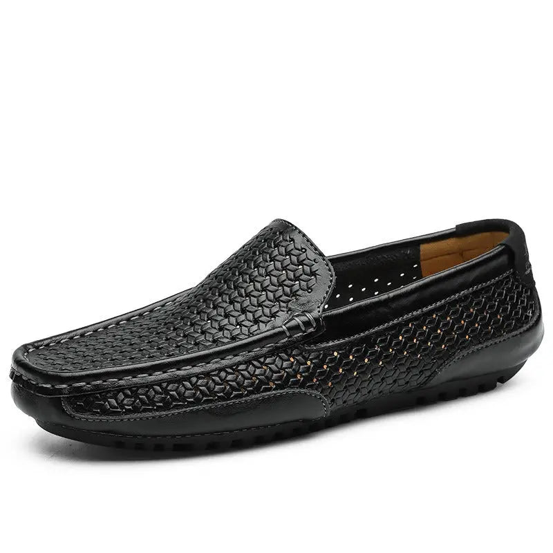 Mocassins En Cuir Plein Grain Amawinc Style Intemporel Confort Quotidien Polyvalents Pour Tenues Formelles