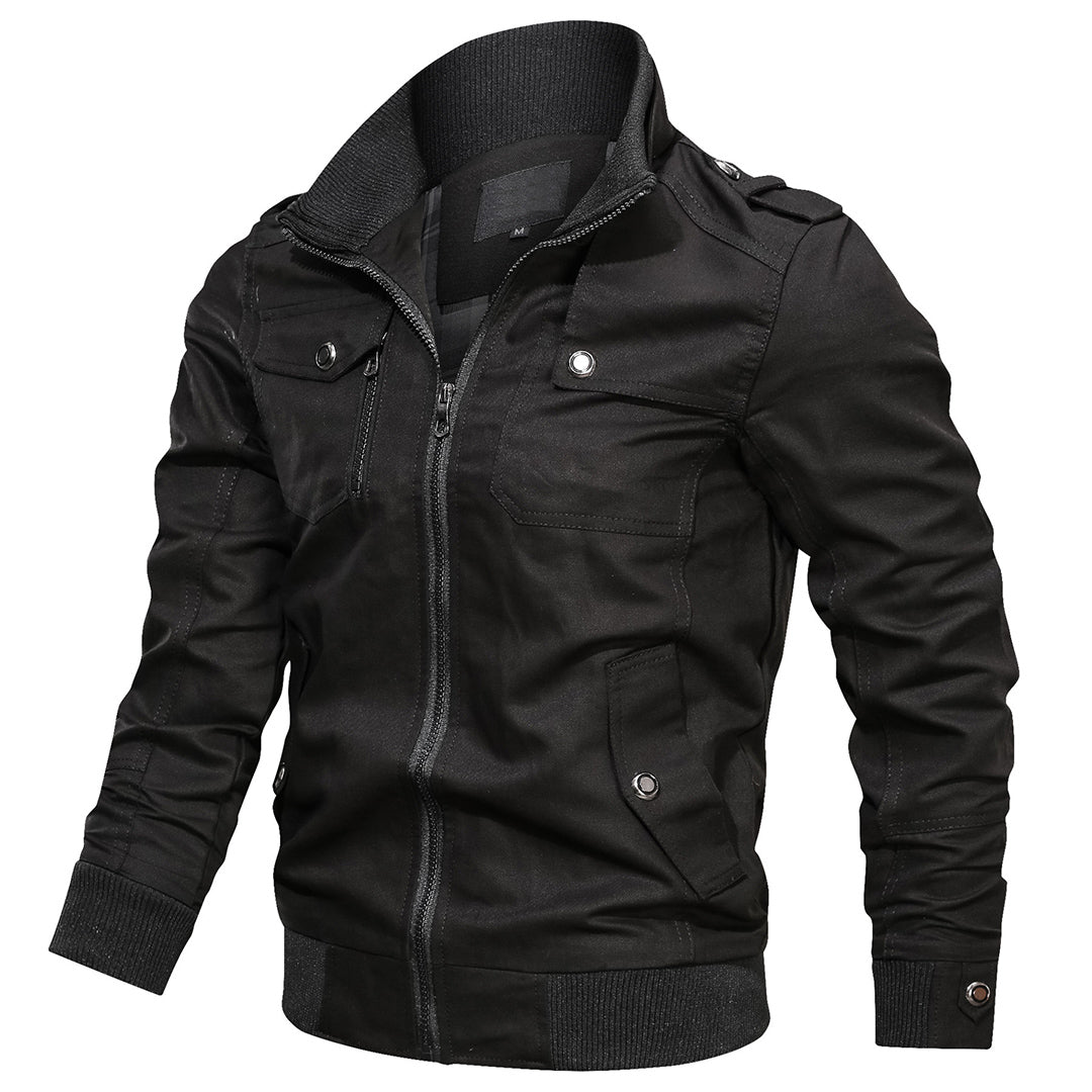 Veste Bomber Multi Poches Pour Homme Amawinc Durable Vêtement Polyvalent Avec Poches Spacieuses