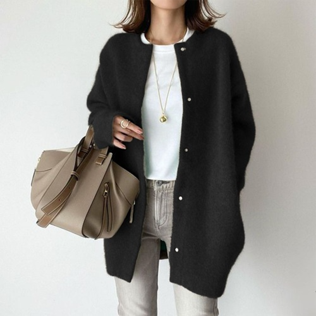 Kimberly Cardigan Femme Élégant À Coupe Décontractée Chaud Pour Hiver Confort Absolu