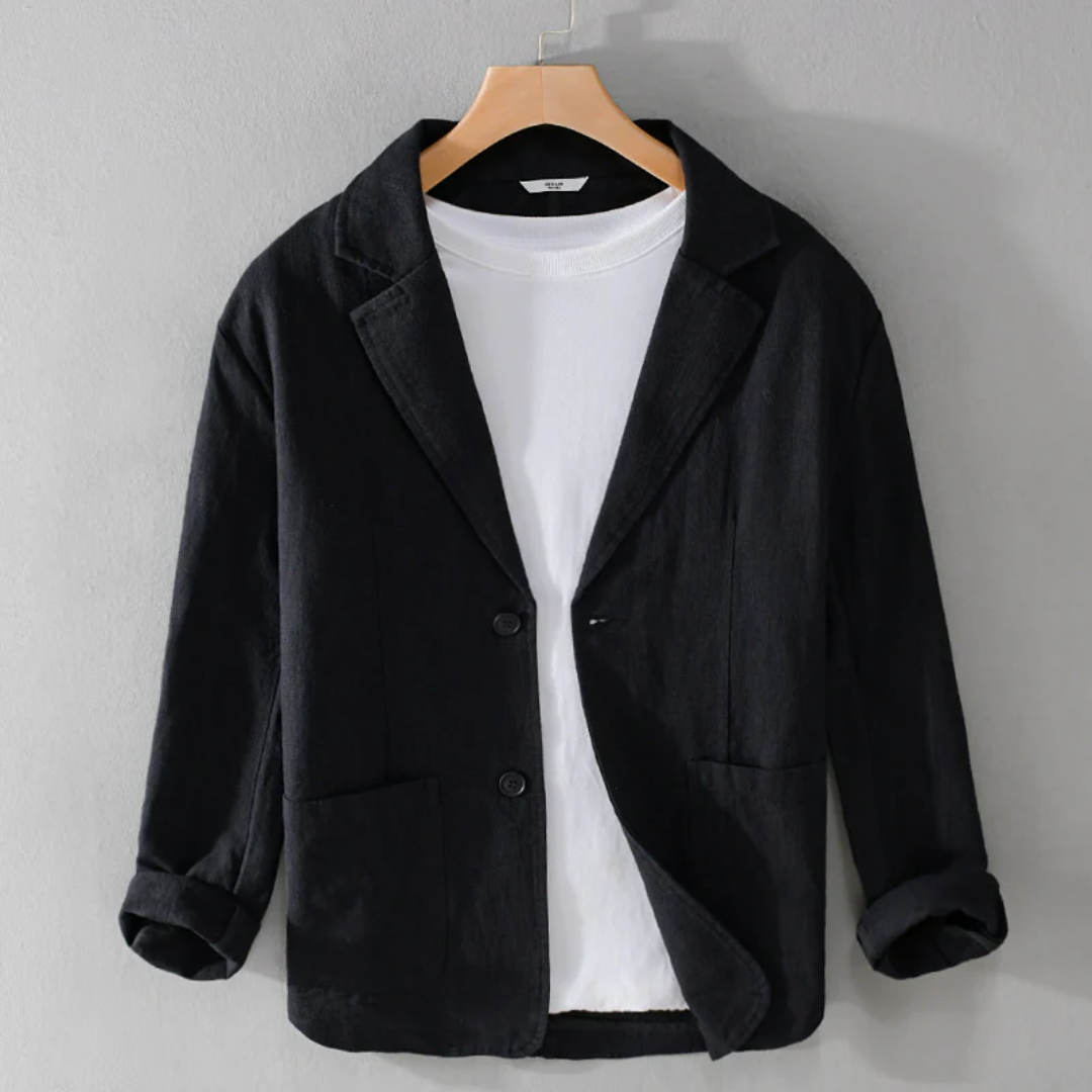 Jackson Veste En Lin Léger Avec Mélange Coton Lin Ultra Doux Teinte Unique Teintée Individuellement