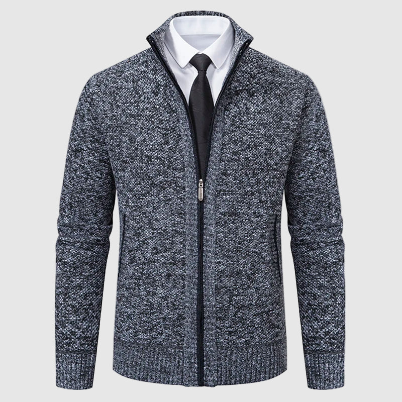 Manteau Signature Blackwell Tricoté par Lorenzo Vitali Alliant Élégance Intemporelle et Confort