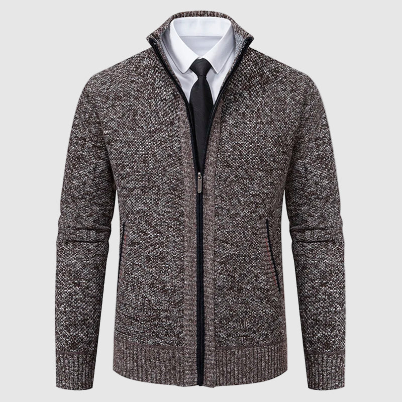 Manteau Signature Blackwell Tricoté par Lorenzo Vitali Alliant Élégance Intemporelle et Confort