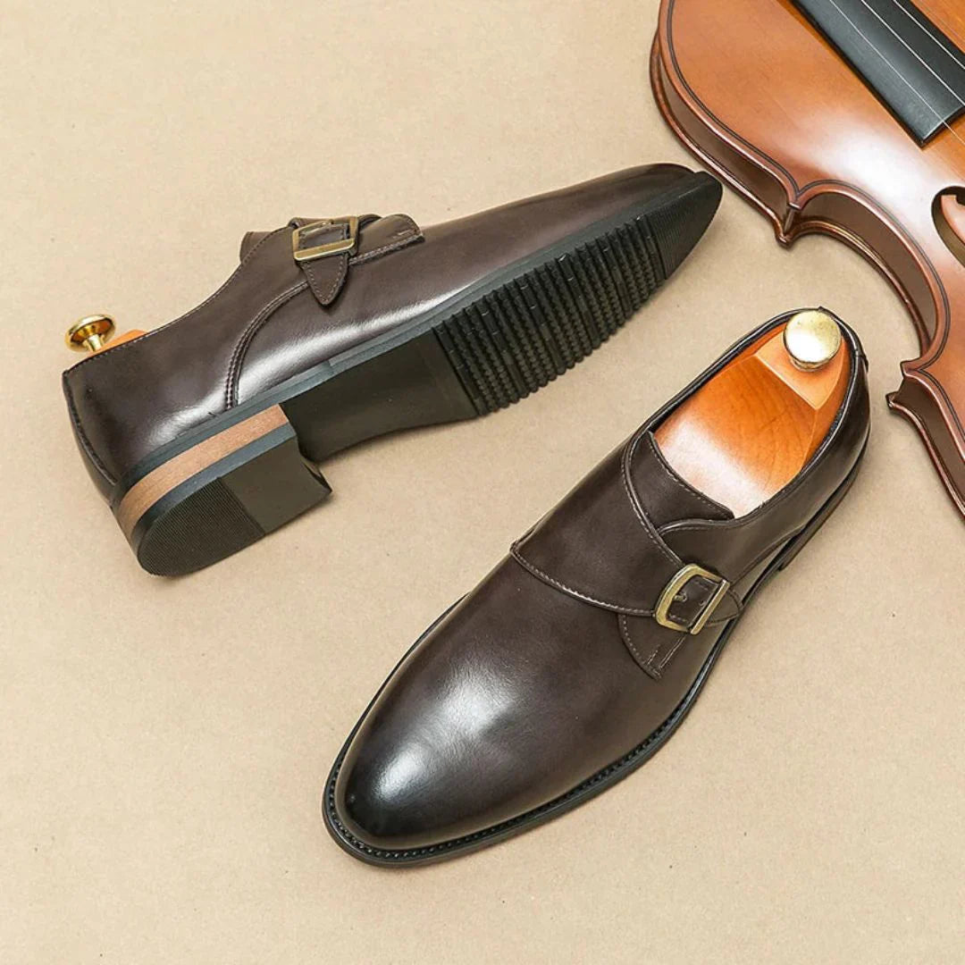 Chaussures Monk Strap Blaine Arc Amawinc Premium Semelle Antidérapante En Caoutchouc Pour Bureau Et Événements Formels