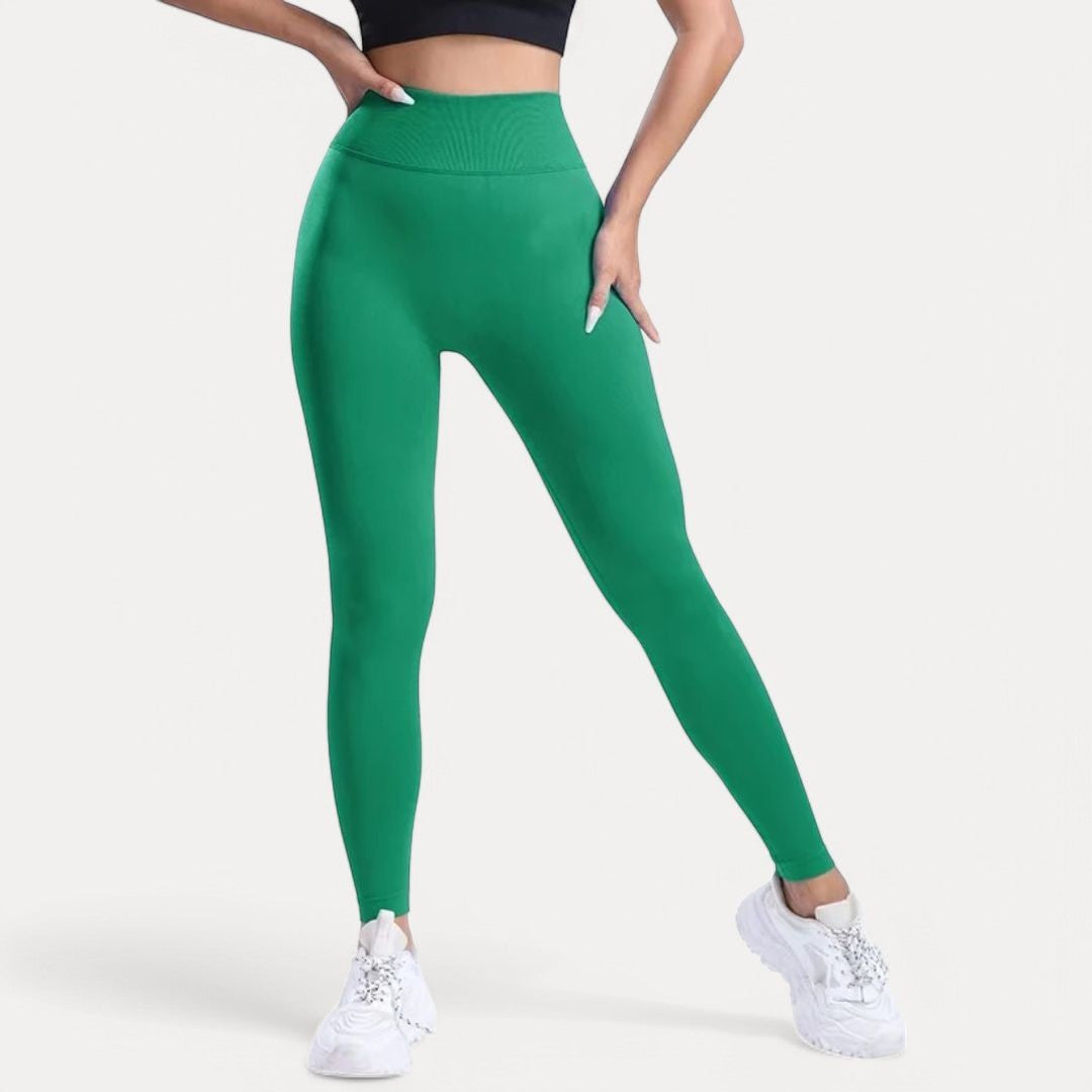 Leggings Sans Couture Blaire Sculpt Dos en V Confort Haut Taille pour Yoga Course et Entraînement