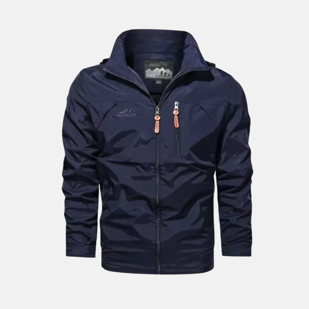 Veste Légère Déperlante Pour Homme Nordisk Flair Avec Col Haut Et Poches Zippées