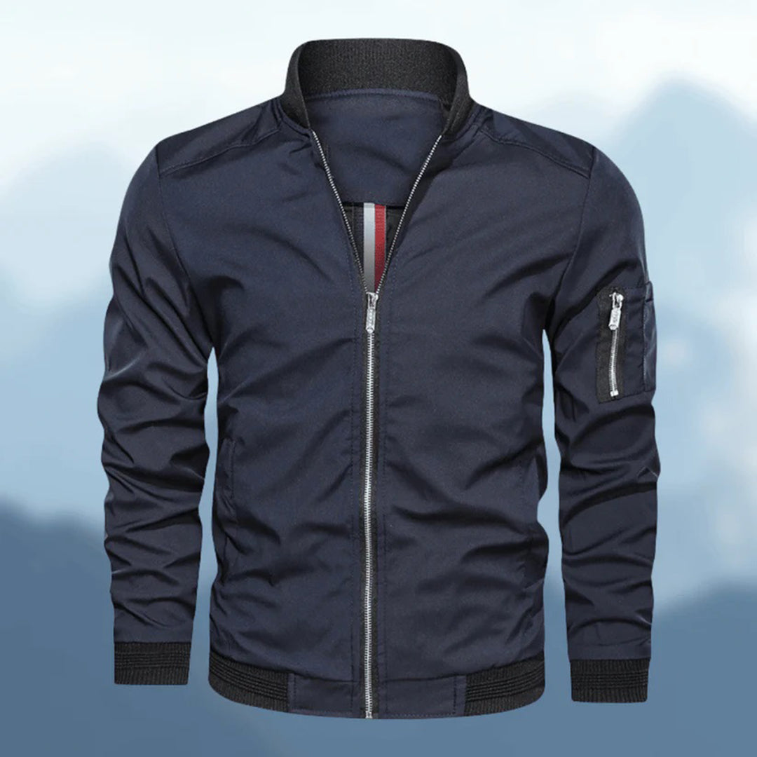 Veste Bomber Homme Slim Fit Moderne Légère Pour Quotidien Par Amawinc Vetement Extérieur Polyvalent