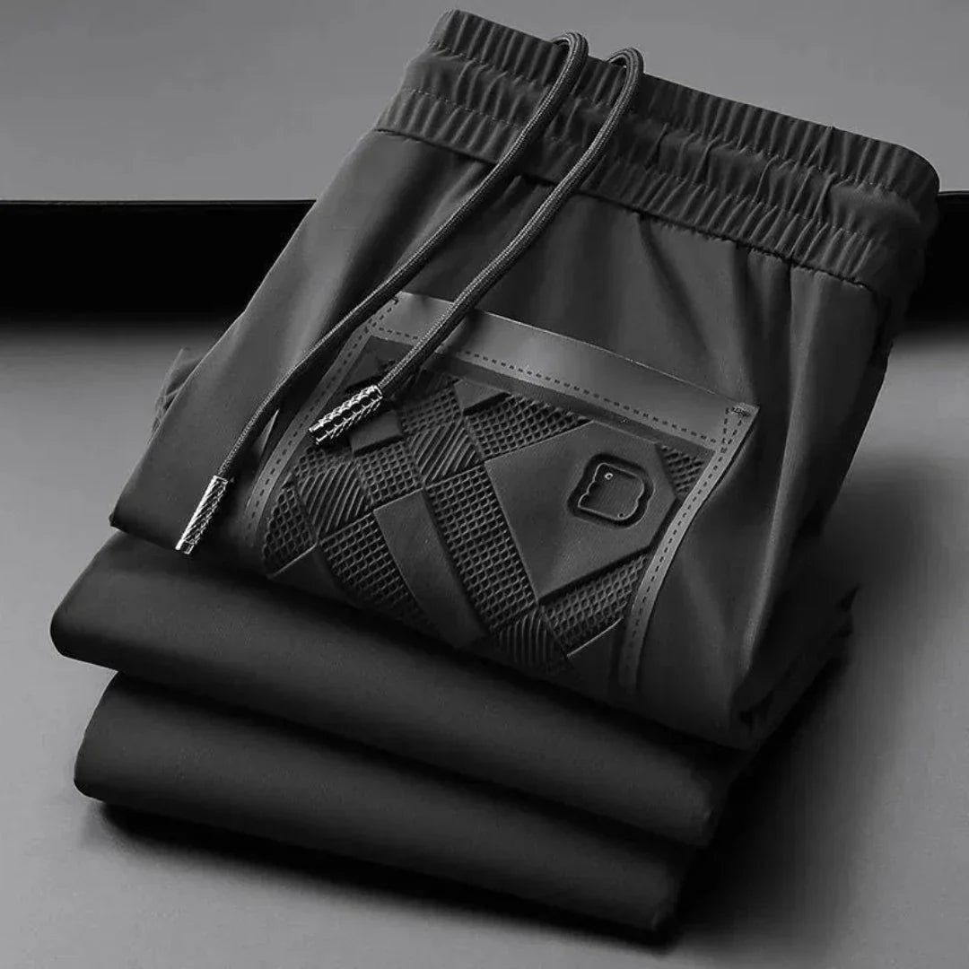 Pantalon De Survêtement En Soie Bobby Silk Avec Détails Texturés Et Silhouette Épurée Pour Sport Chic Et Confort