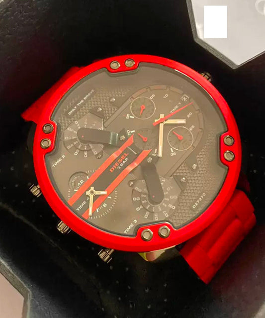 Montres creuses à mouvement à quartz en alliage rouge Boho - Amawinc