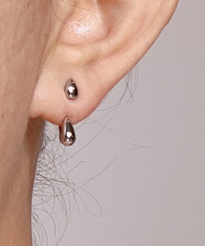 Boucles d'oreilles à tige en argent sterling style bohème en forme de goutte d'eau - Amawinc
