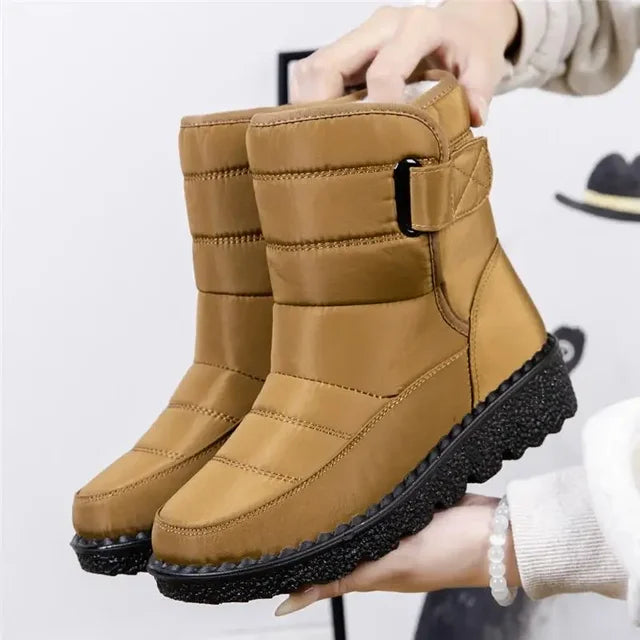 Damen Wasserdichter Schneestiefel – Rutschfest & Warm | Große Größen