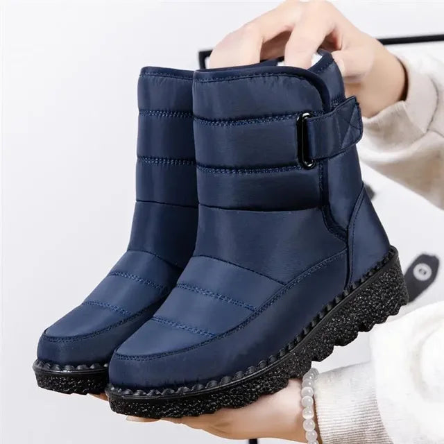 Damen Wasserdichter Schneestiefel – Rutschfest & Warm | Große Größen