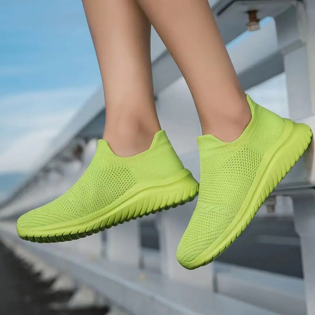 Baskets Respirantes en Maille Unisexe pour Homme et Femme Légères Écoresponsables Ajustement Flexible