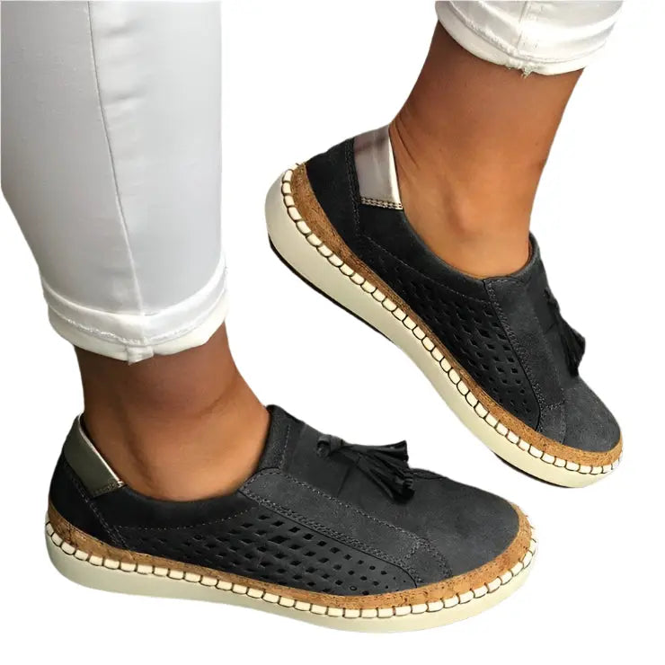Baskets Slip On Respirantes Pour Femme Confort Tout Au Long De La Journée Et Style Décontracté