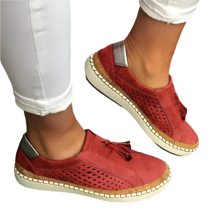 Baskets Slip On Respirantes Pour Femme Confort Tout Au Long De La Journée Et Style Décontracté