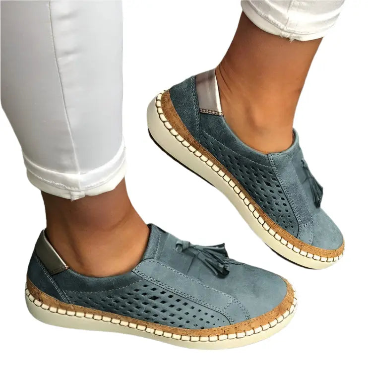 Baskets Slip On Respirantes Pour Femme Confort Tout Au Long De La Journée Et Style Décontracté