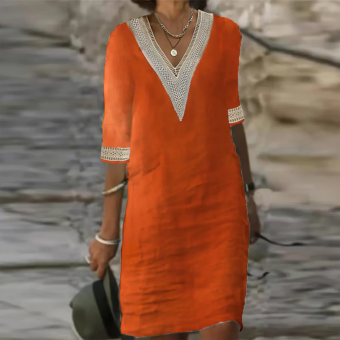 Robe D'Été Respirante Pour Femmes Chic Et Confortable En Coton Lin Léger Idéale Pour Journées Ensoleillées