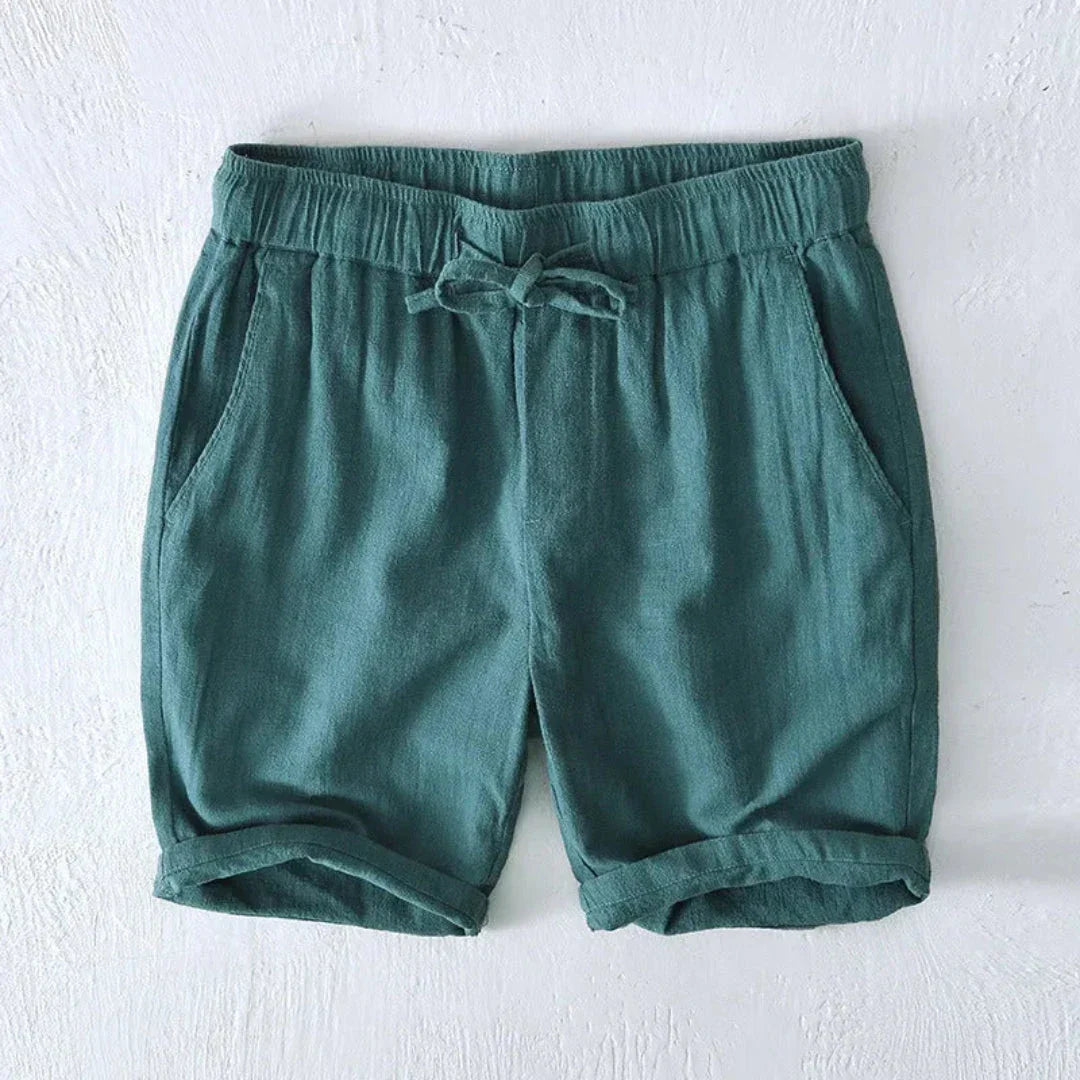Bree Shorts Estivaux En Lin Mélangé Avec Cordon De Serrage Pour Confort Tout Au Long Du Jour Et Coupe Décontractée