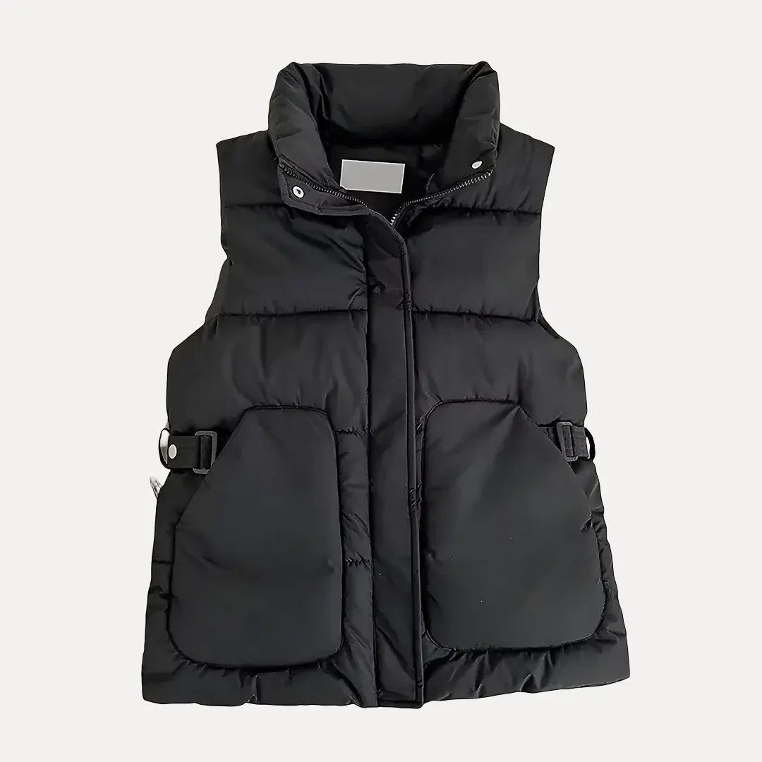 Gilet Sans Manches Brooke En Coton Avec Duvet Doux Et Chaud Pour Automne Et Hiver