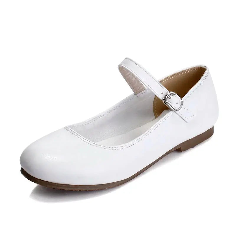 Chaussures Ballerines Noires à Bride Boucle Pour Femmes Confortables et Élégantes Pour Tous les Jours