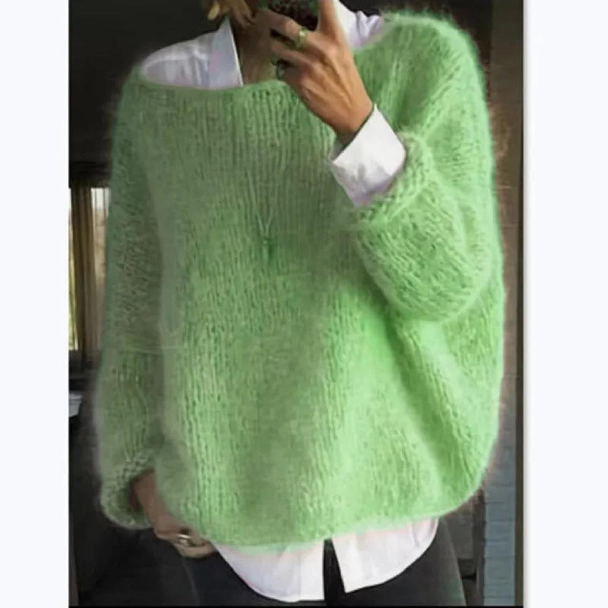 Bella Pull En Maille Douce Pour Femmes Avec Manches Longues Confort Et Chaleur Hivernale