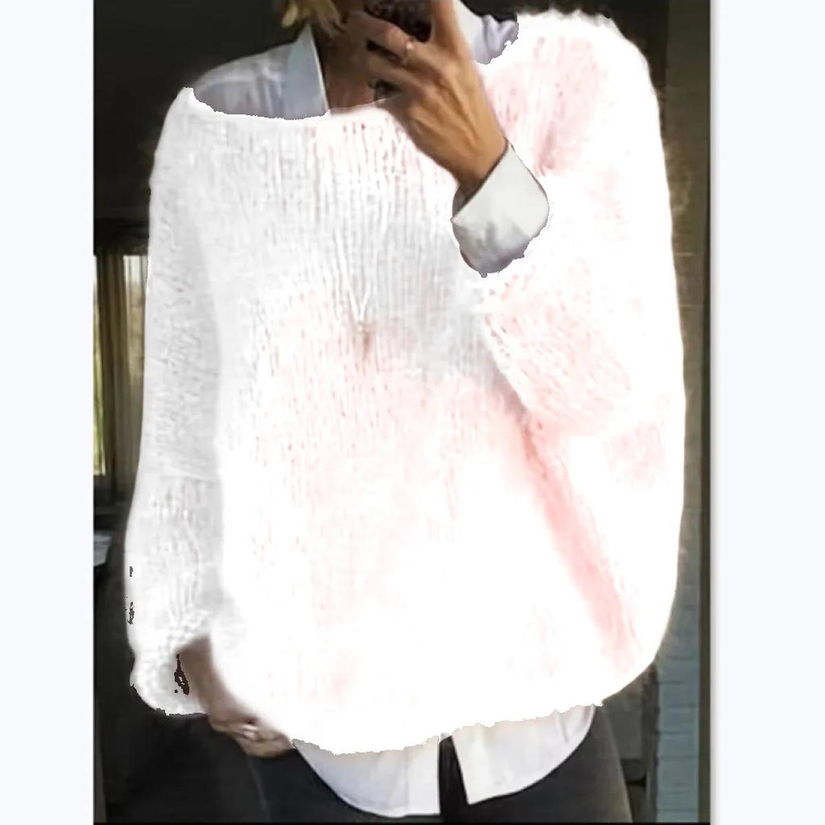 Bella Pull En Maille Douce Pour Femmes Avec Manches Longues Confort Et Chaleur Hivernale