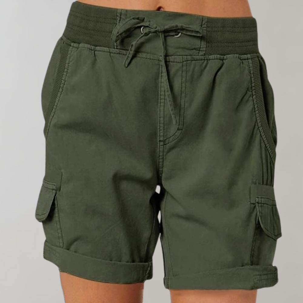 Damen-Shorts im angesagten High-Waist-Stil