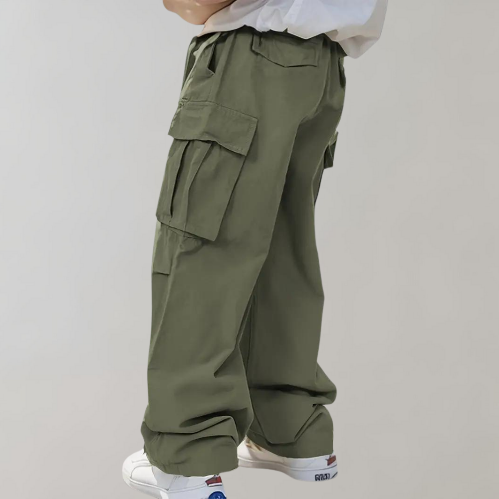 Pantalon Cargo Pour Homme Coupe Droite Décontracté Avec Poches Cargo Pratiques Et Polyvalentes Pour Activités