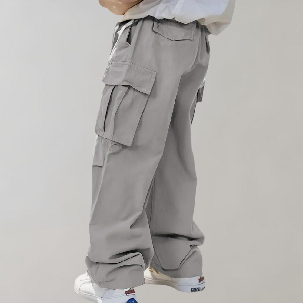Pantalon Cargo Pour Homme Coupe Droite Décontracté Avec Poches Cargo Pratiques Et Polyvalentes Pour Activités