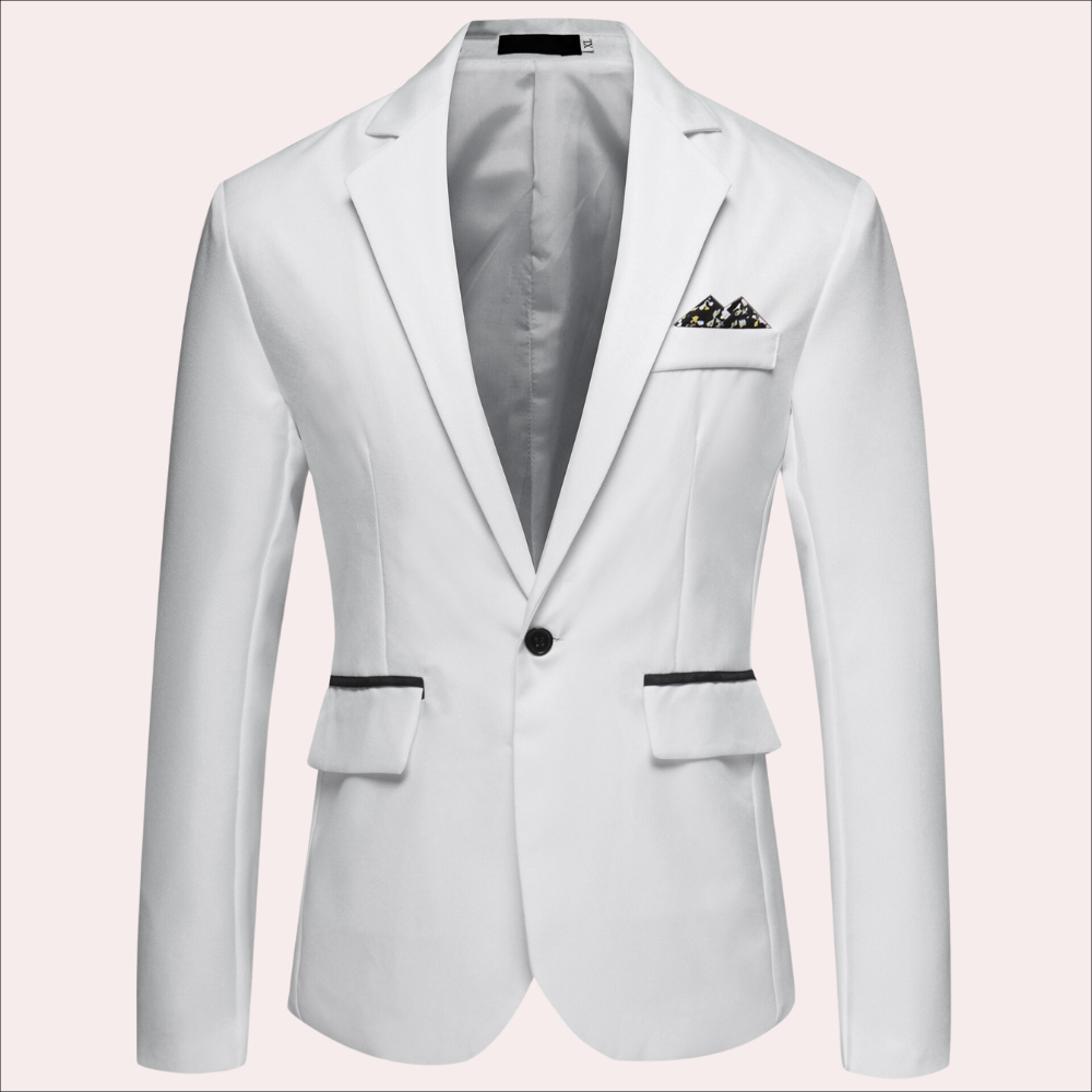 Veste Blazer Moderne Pour Homme James Amawinc Tailorée Pour Réunions Et Soirées Élégantes