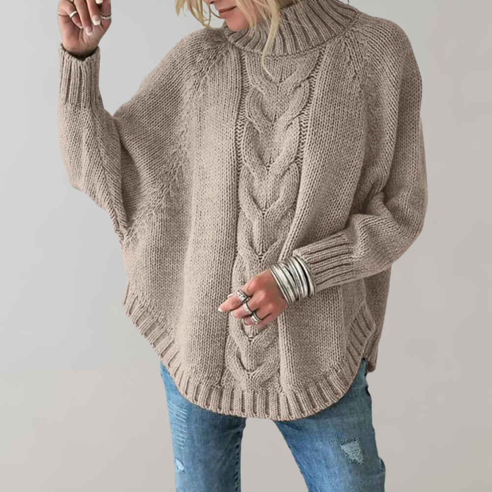 Dicker Strickpullover für Damen