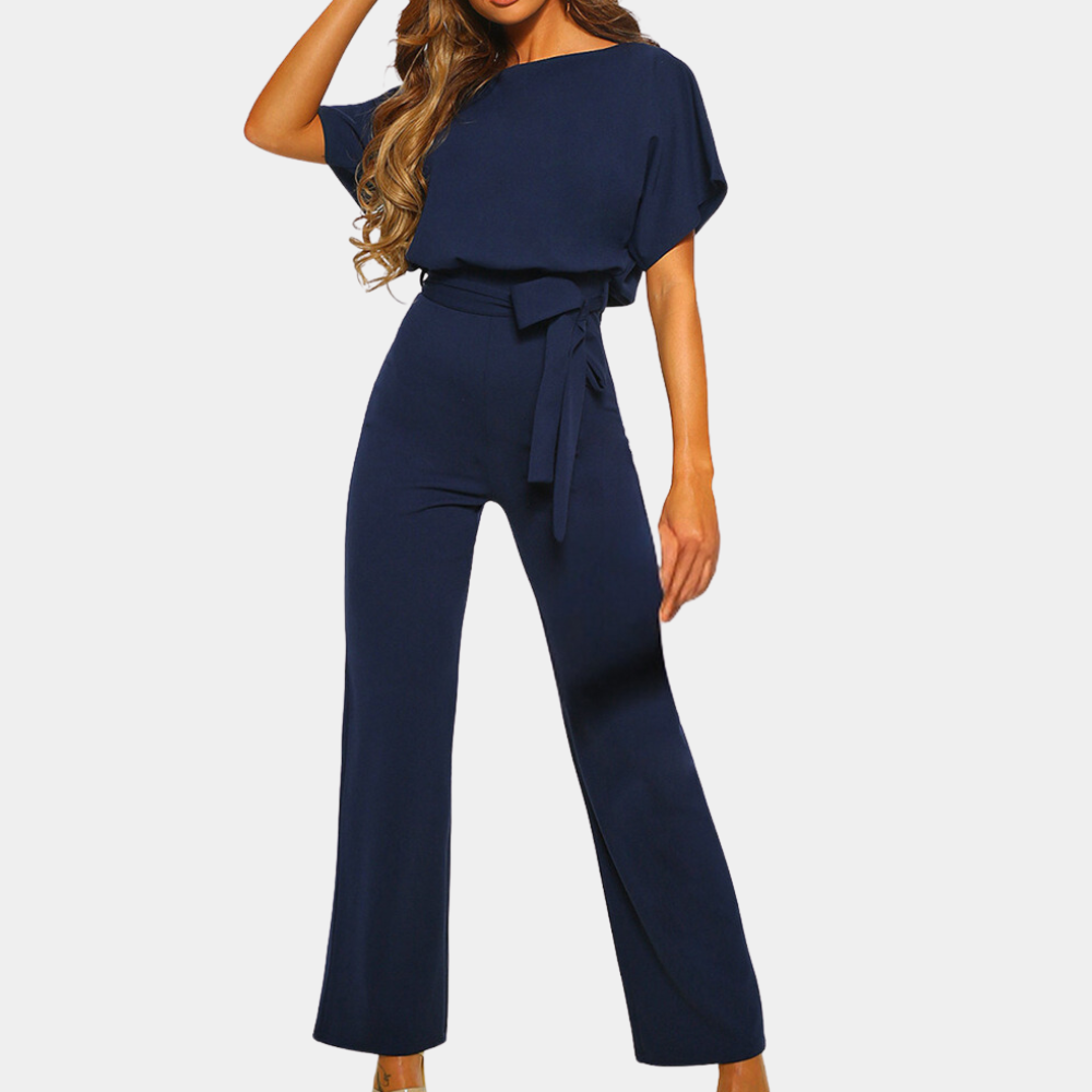 Amawinc Combinaison Femme En Tissu Léger À Manches Batwing Avec Ceinture Et Coupe Décontractée Pour Printemps Été