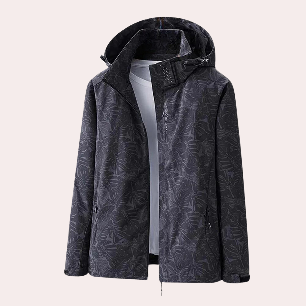 Natalie Veste Imperméable Femme À Capuche Léger Motif Zip Fermeture Éclair Ajustée Pour Tous Temps