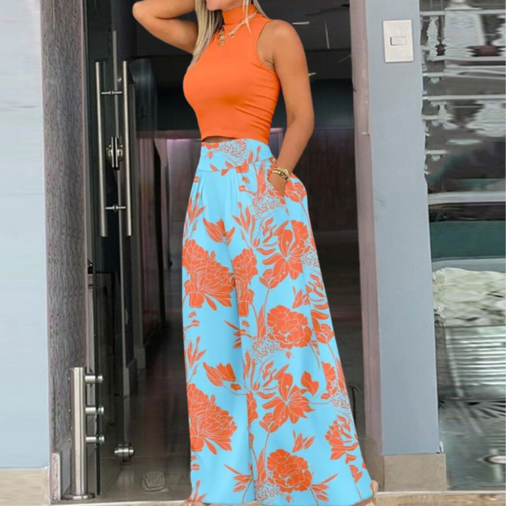 Damenhose Felice: Elegant, vielseitig, weites Bein