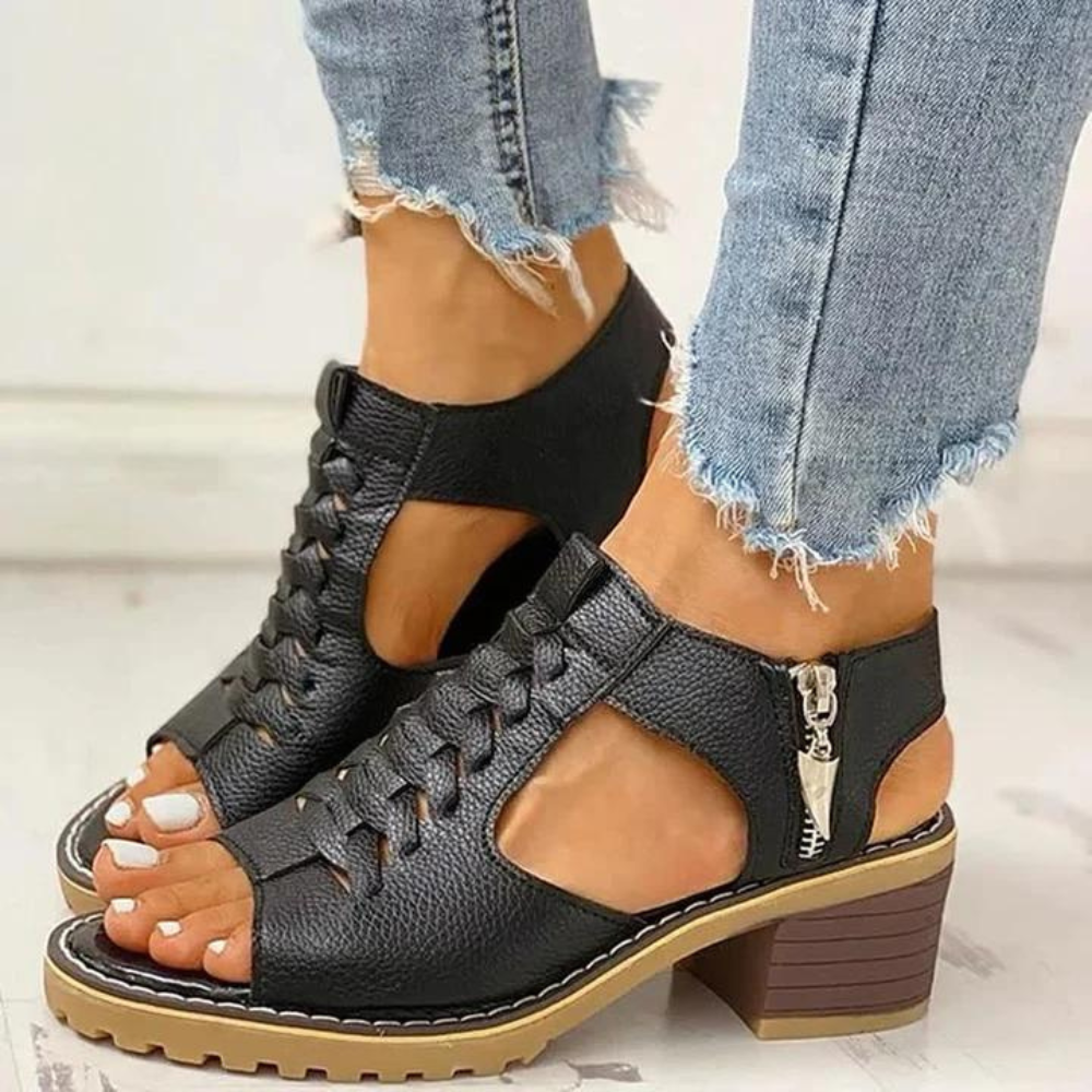 Anelo – Elegante geflochtene Damen-Sommersandalen