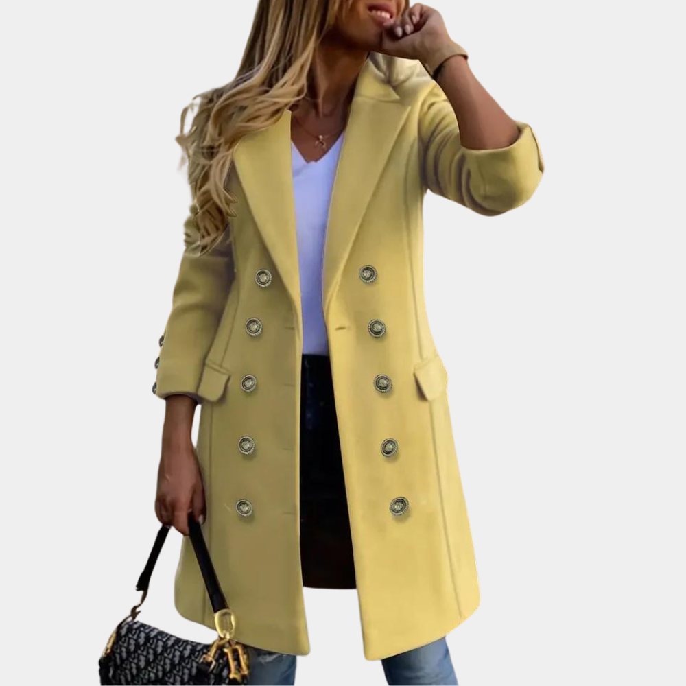 Damenjacke Katriina: Elegante, zweireihige Jacke für luxuriöses Aussehen