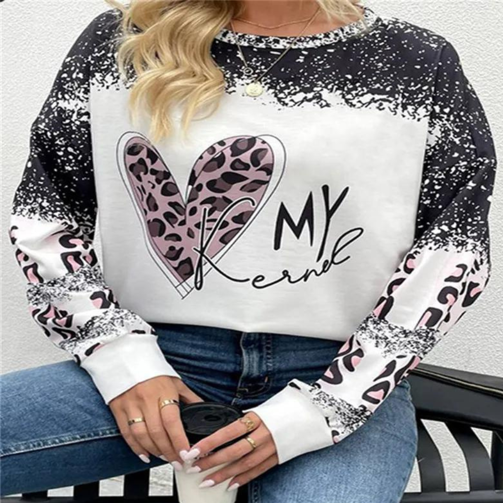 Sweatshirt Pour Femme Motif Chevron Coupe Décontractée Doux Et Confortable Idéal Pour Le Quotidien