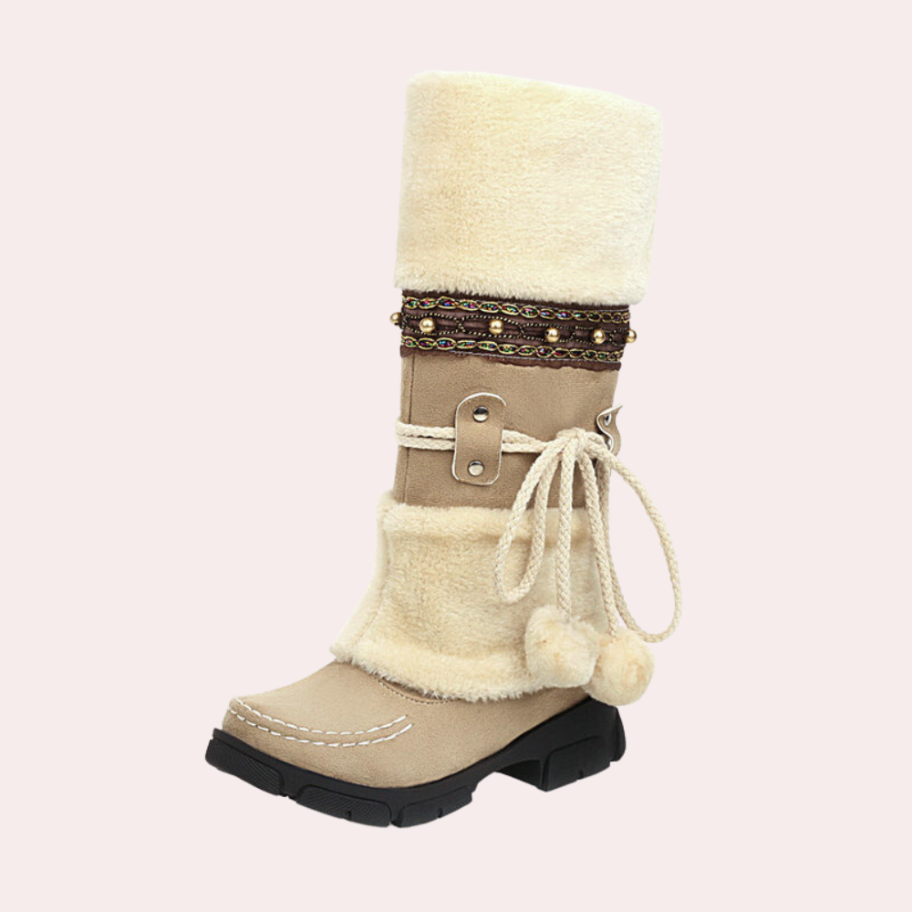 Edle, warme Damen-Winterstiefel Angelia