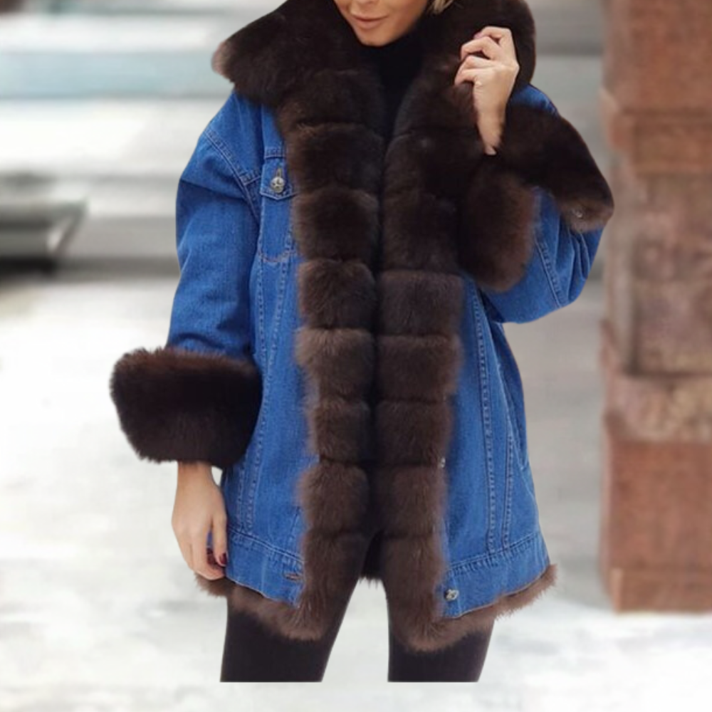 Damen Denimjacke Carissa im modernen Stil