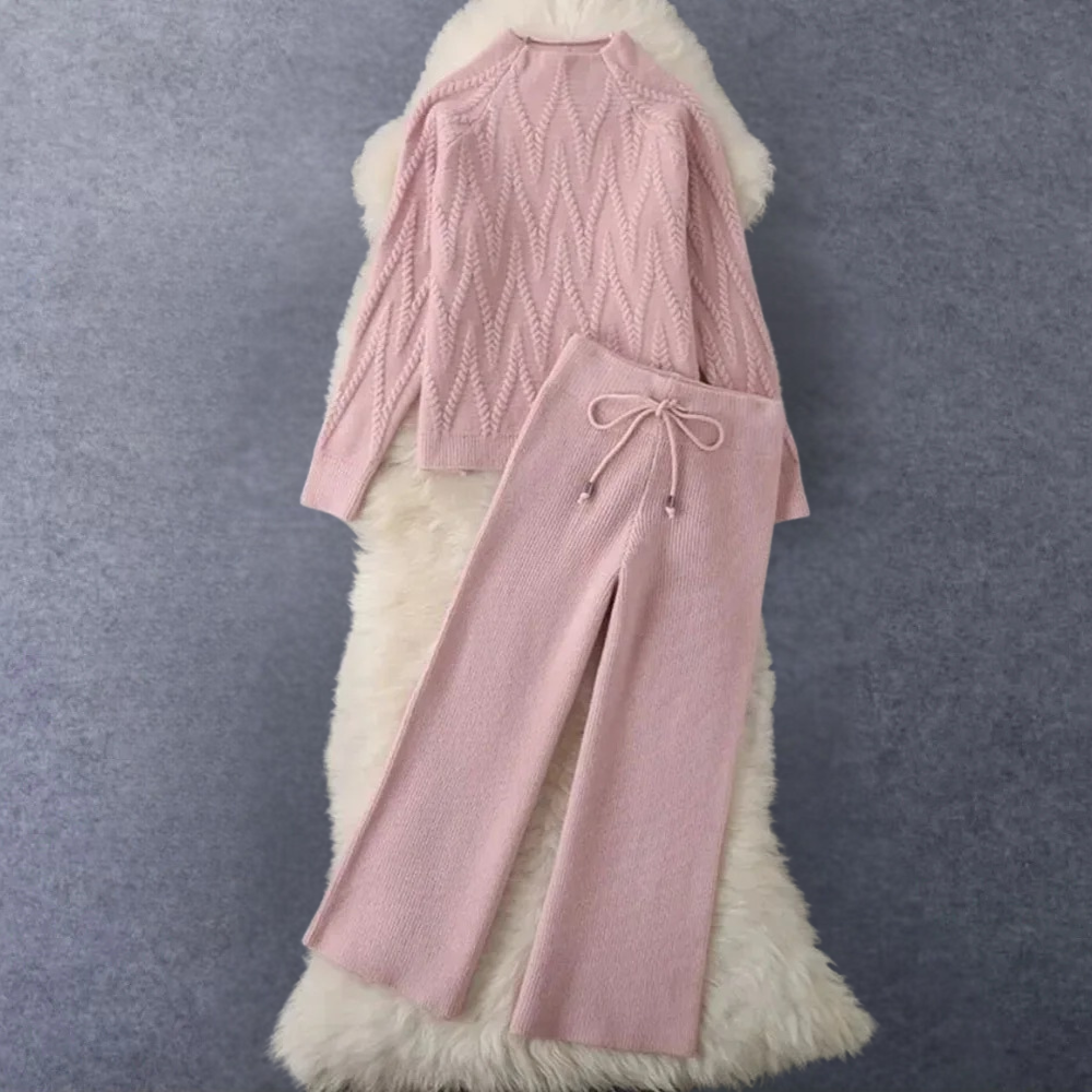 Damen-Strickset Graciela: Elegantes 2-teiliges Outfit