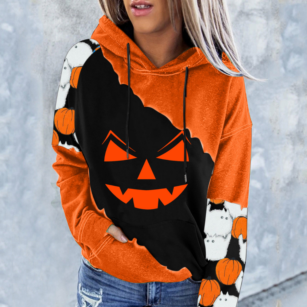 Damen Halloween Sweatshirt von Fudus