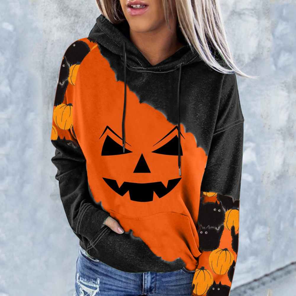 Damen Halloween Sweatshirt von Fudus