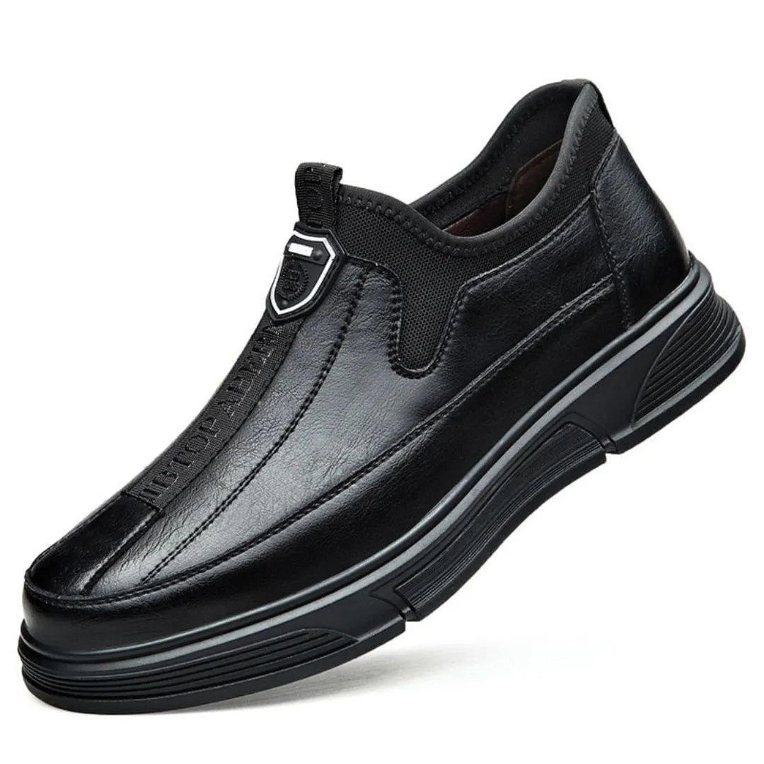 Callen ModFlex Sneakers Chaussures Look Cuir Slip On Confort Quotidien Avec Semelle Sculptée