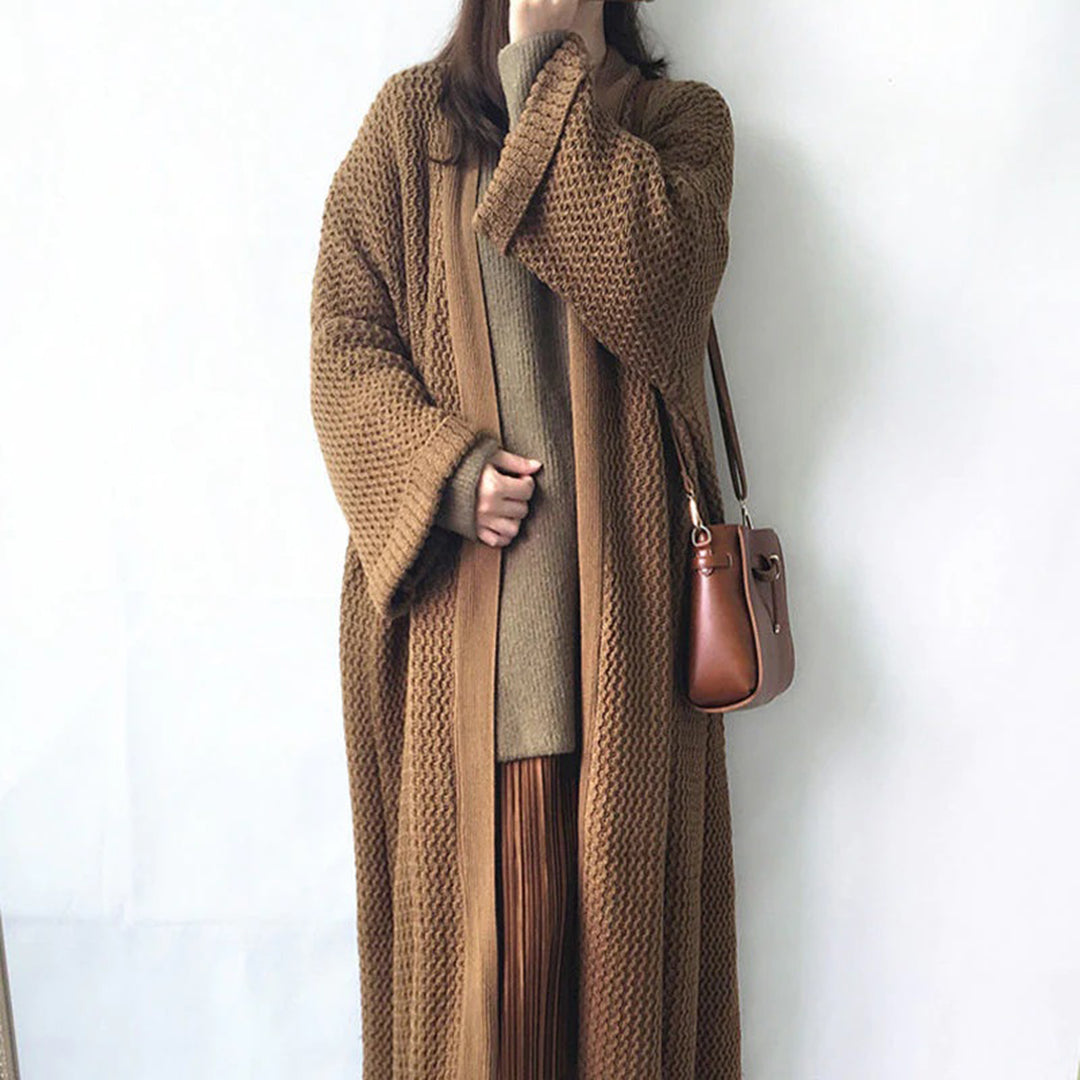 Harper Cardigan D’Hiver Ouvert Pour Femmes Maille Oversize Décontractée Pour Superposer Facilement Avec Style