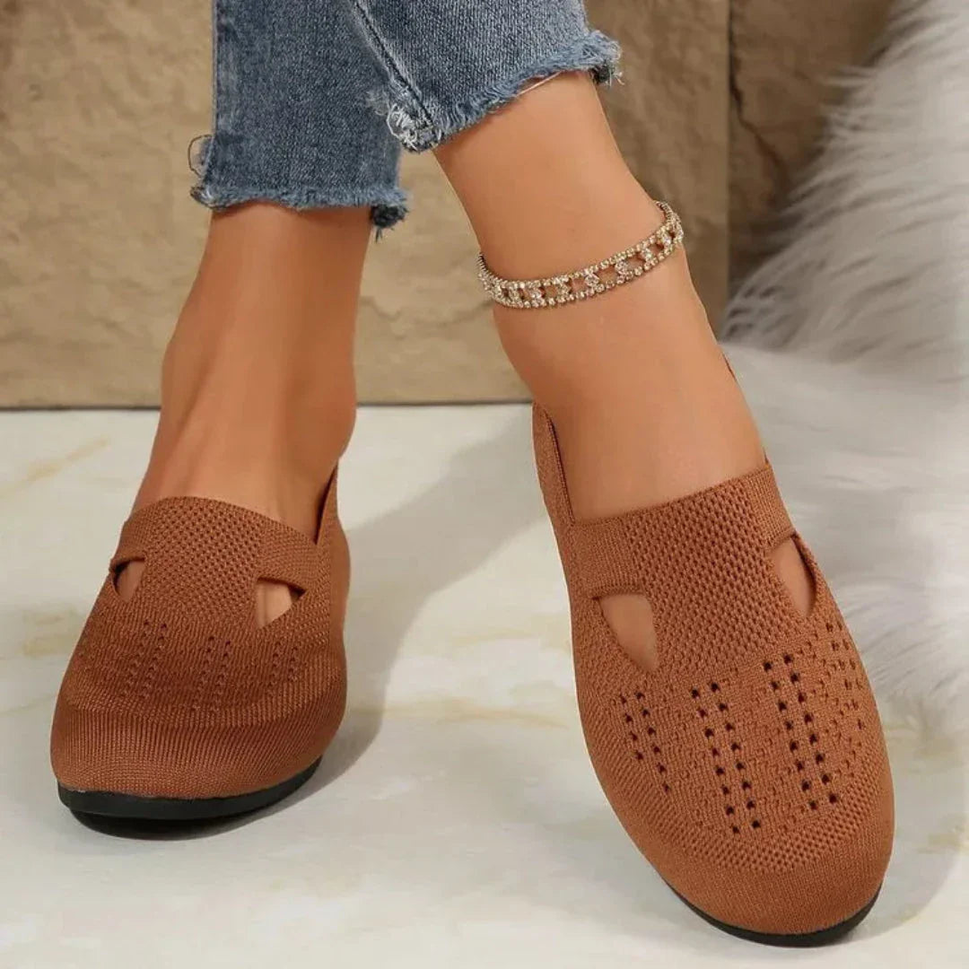 Carla Mocassins Orthopédiques En Tricot Respirants Sans Lacets Confort Toute La Journée